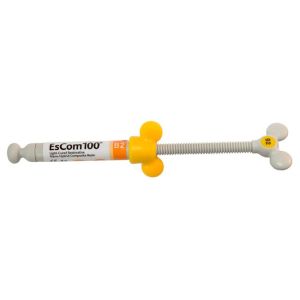 Escom 100 цвет B2, шприц (4гр.) световой композит эском, Spident