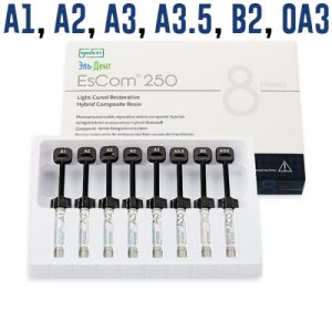 EsCom 250 - Большой набор (8шпр.х4г: A1,А2-2,А3-2, А3.5, В2, ОA3), Spident