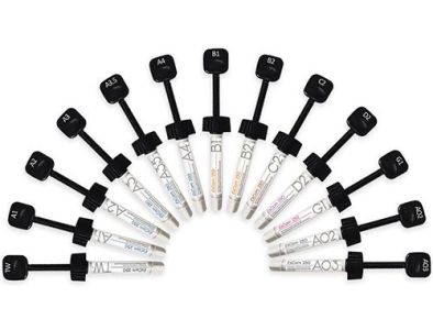 EsCom 250 A2, шприц 4г-наногибридный композит с диоксидом циркония, Spident