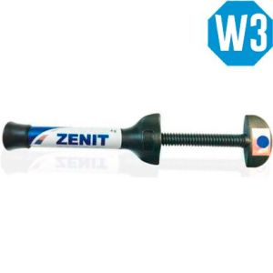 Zenit W3 (эмаль белая), шприц (4гр), нанокерамический композит, President Dental Germany