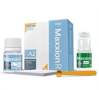 Maxxion R цв. А2-Цемент стоматологический стеклоиономерный (порошок 10г., жидкость 8г., принадлежности). FGM