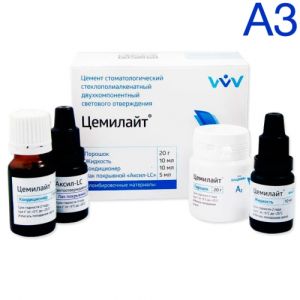 Цемилайт цвет А3 (20г+10мл+10мл+лак 5мл), ВладМиВа