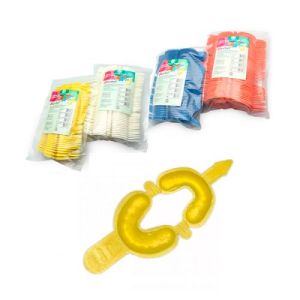 Ложки аппликационные SHERBET, р-р S (желтые), 50ПАР