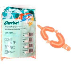 Ложки аппликационные SHERBET, р-р XL (оранжевые), 50ПАР