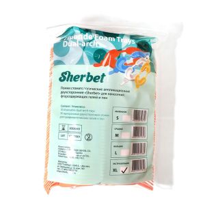 Ложки аппликационные SHERBET, р-р XL (оранжевые), 50ПАР