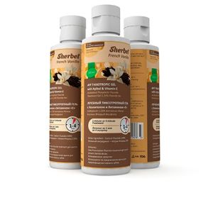 Гель для фторирования SHERBET APF с витамином Е (1-4 минуты), Ваниль, БЕЗ КРАСИТЕЛЯ, 500мл