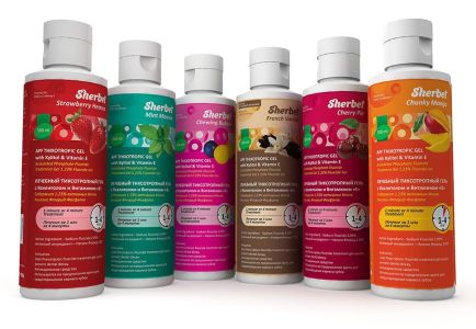 Гель для фторирования SHERBET APF с витамином Е (1-4 минуты), Ваниль, БЕЗ КРАСИТЕЛЯ, 500мл