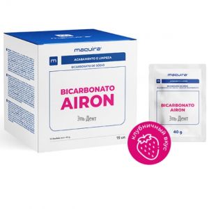 Порошок для air flow AIRON BICARBONATO клубника 40г (50-70 мкм)