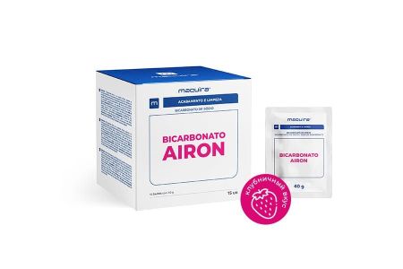 Порошок для air flow AIRON BICARBONATO клубника 40г (50-70 мкм)