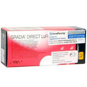 GС Gradia Direct LoFlo цвет BW (2 шприца х1,5г), светоотверждаемый гибридный композит