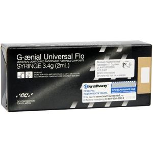 G-aenial Universal FLO CV, 2мл.(3,4г), насадки для шприца, колпачок, GC
