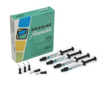 Premise Flowable- набор (B1 4шт. х 1,7мл + 40 насадок) №33376, KERR
