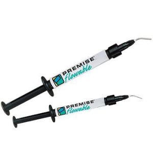 Premise Flowable A1, шприц (1.7мл+10 насадок), текучий композитный материал, 33721, Kerr