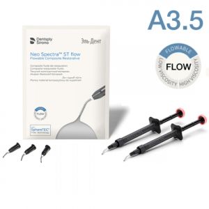 Neo Spectra ST FLOW оттенок А3.5 шприц (1.8г.х2шт.), светоотверждаемый реставрационный материал, 1231915129, Dentsply Sirona