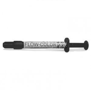 FLOW-COLOR ЧЕРНЫЙ(1 гр) -цветной микрогибридный светоотв.композит типа "flow", ARKONA