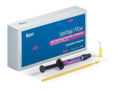 Vertise Flow Test-me Kit, в составе 1 шприц, 2г, оттенок А2, 10 наконечников, 10 щеточек, Kerr