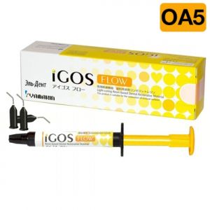 iGOS Flow Цвет OA5 (1 шпр.-2,6 г) цирконосодержащий жидкотекучий композит, YAMAKIN