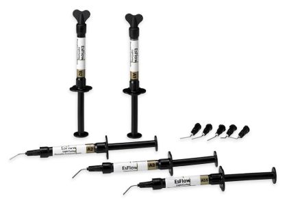 EsFlow АO2 (2шпр.х2г) жидкотекучий композит светового отверждения, Spident (Корея)