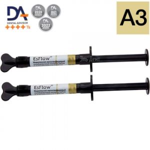 EsFlow А3 (2шпр.х2г) жидкотекучий композит светового отверждения, Spident (Корея)