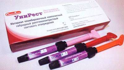 Унирест шприц десневой набор (3шт. по 4,5 г), Стомадент