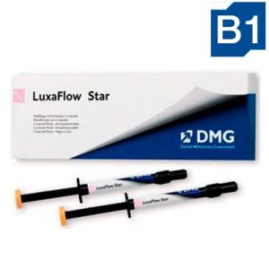 LuxaFlow Star цвет B1, (2 шприца х 1.5гр.), светоотверждаемый текучий композит 214005, DMG