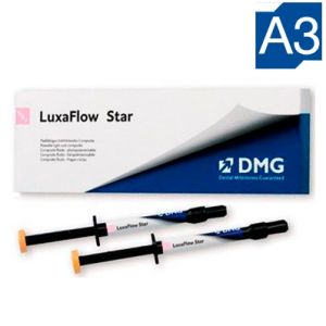 LuxaFlow Star цвет А3, (2 шприца х 1.5гр.), светоотверждаемый текучий композит 214003, DMG