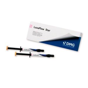 LuxaFlow Star цвет А2, (2 шприца х 1.5гр.), светоотверждаемый текучий композит 214002, DMG
