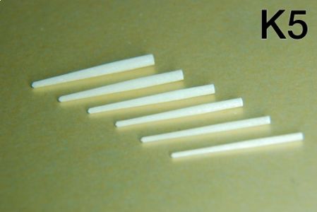 Штифты стекловолоконные K5 конической формы (6шт.), Форма