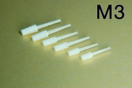 Штифты стекловолоконный M3 (ШВС-155-0,9) с объемной головкой /Форма