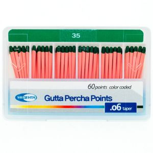 Штифты гуттаперчевые .06 №35 (60шт), Meta