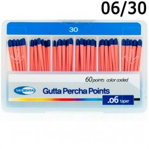 Штифты гуттаперчевые .06 №30 (60шт), Meta