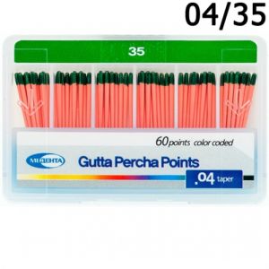 Штифты гуттаперчевые .04 №35 (60шт), Meta