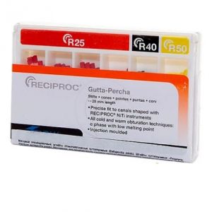 Гуттаперчевые штифты Reciproc ассорти, 60 шт.
