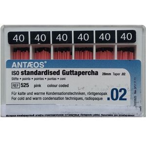 Guttapercha 02 №40 (L:28) 120 шт., VDW