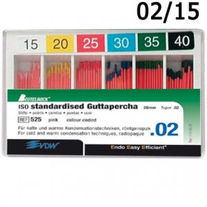 Guttapercha 02 №15 (L:28) 120 шт., VDW