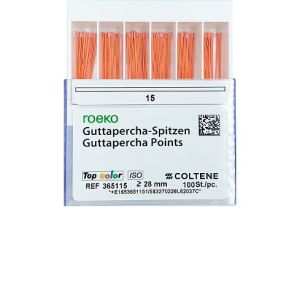 Гуттаперча 02/№15 (100 шт) ROECO Coltene