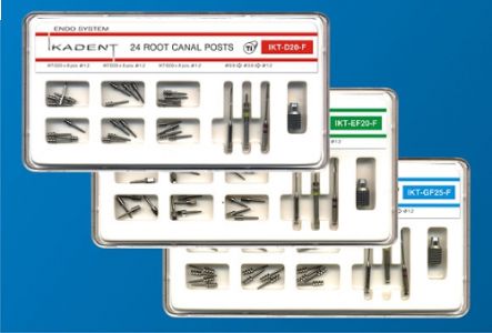 Штифты титановые Ikadent IKT-D-25-F набор (24шт.+4инструмента)