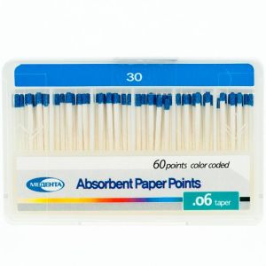 Штифты бумажные конусные .06 №30 (60шт), Meta Biomed