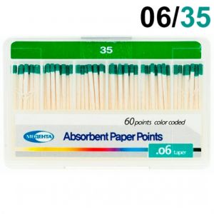 Штифты бумажные конусные .06 №35 (60шт), Meta Biomed