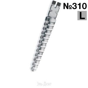 Штифты Unimetric №310/L (1 мм) черные 25 шт., Maillefer