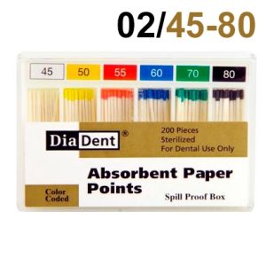 Абсорберы 02 №45-80 (200шт), DiaDent