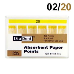 Абсорберы 02 №20 (200шт), DiaDent