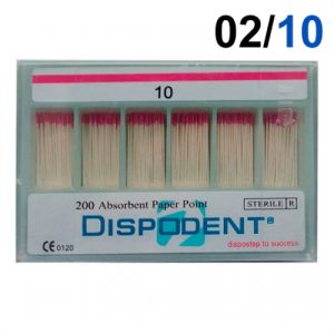 Абсорберы 02 №10 (200шт), Dispodent