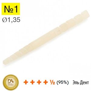 Штифты RTD Macro-Lock Post illusion X-RO №1, Ø1,35 мм- цветокодированные кварцевые штифты (жел.), 10 шт.4590311B