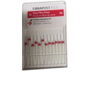 Штифты стекловолоконные "Fibrapost Plus", №3 (12шт.), PD (Швейцария)