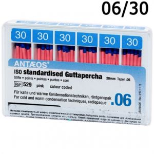 Штифты гуттаперчевые конусные 06 №30 (60шт),VDW