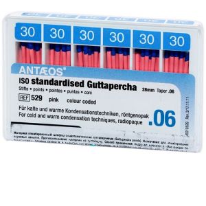 Штифты гуттаперчевые конусные 06 №30 (60шт),VDW