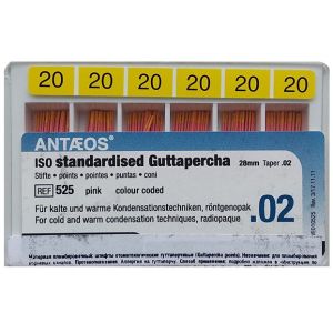 Guttapercha 02 №20 (L:28) 120 шт., VDW