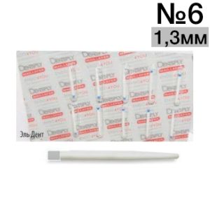 Штифты стекловолоконные EasyPost №6 1,3мм белые (10шт), Maillefer