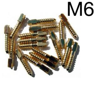 Штифты анкерные латунные М6 (12шт.). Форма